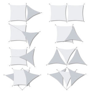 SanJian Outdoor Garden Patio 100% Virgin HDPE Waterproof Canopy Shade <span class=keywords><strong>vele</strong></span> in vendita - Product Image 2