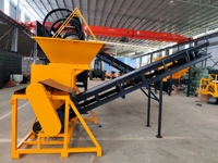 Machine à trancher le manioc à haute efficacité, 5 à 10 tonnes par heure, épaisseur de coupe réglable de 8 à 18 mm, coupeuse de chips de manioc