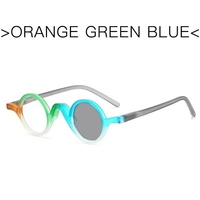 2506 nouvelles lunettes intelligentes à changement de couleur pour femmes, monture ronde rétro européenne et américaine