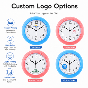 Orologio <span class=keywords><strong>da</strong></span> <span class=keywords><strong>Parete</strong></span> al Quarzo Classico in Plastica <span class=keywords><strong>da</strong></span> 12 Pollici, Silenzioso, Senza Ticchettio, con Numeri <span class=keywords><strong>Grandi</strong></span>, Analogico, <span class=keywords><strong>per</strong></span> Casa, <span class=keywords><strong>Cucina</strong></span>, Ufficio, Soggiorno - Product Image 2