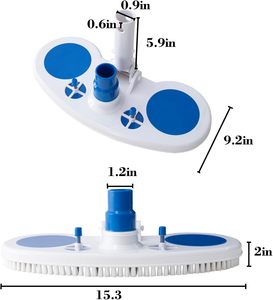Cepillo de Spa de 13 pulgadas con cerdas de nailon <span class=keywords><strong>para</strong></span> aspiradora de piscina, <span class=keywords><strong>para</strong></span> limpieza de suelo de piscina, herramientas y accesorios de limpieza de <span class=keywords><strong>piscinas</strong></span> - Product Image 5