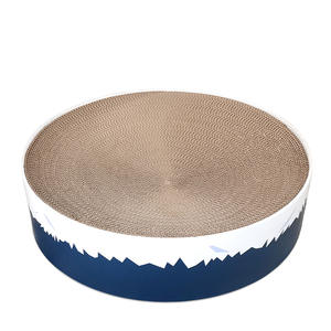 ICLE 500mm Móveis Gato Coçar Board Forma Redonda <span class=keywords><strong>Cat</strong></span> Lounger Atacado Papelão <span class=keywords><strong>Cat</strong></span> <span class=keywords><strong>Scratchers</strong></span> Ondulado - Product Image 1