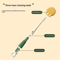 Fournisseur direct du fabricant, kit complet de nettoyage de biberons et de tétines avec plusieurs têtes de nettoyage, ensemble de brosses de nettoyage pour biberons