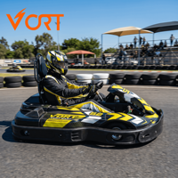 Vortkart Go-Kart Eléctrico de Alta Velocidad para Adultos y Adolescentes, Go-Kart Comercial de Alquiler, Karting Resistente para Pistas de Carreras Interiores