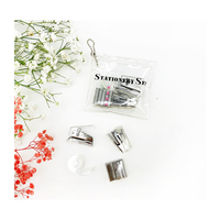 Mini kit de papeterie, trousses de fournitures scolaires, accessoires de bureau essentiels, ensemble cadeau promotionnel, agrafeuse pour le bureau et l'école