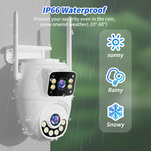 Outdoor 4MP IP Wireless Security Camera Dual Screen <strong>Auto</strong> Tracking Pan-Tilt Human <strong>Motion</strong> <strong>Detection</strong> Night Vision SD Card Supports - Product Image 3