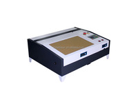 Graveur laser CNC miniature Lisbet, nouveau modèle 40W, pour cristal, caoutchouc, cuir, bois, acrylique, MDF, contreplaqué, papier, pierre, système de contrôle Ruida