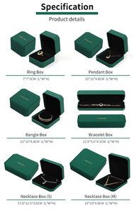 Guangdong Vendor Premium Pu <strong>Leather</strong> Ring <strong>Box</strong> Luxury <strong>Jewellery</strong> <strong>Box</strong> Packaging Necklace <strong>Box</strong> - Product Image 5