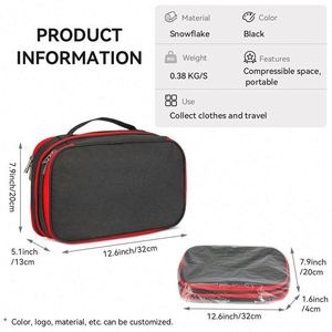 Sacs de rangement extensibles pour vêtements, cubes de compression de voyage imperméables, vente en gros, usine BSCI - Product Image 6