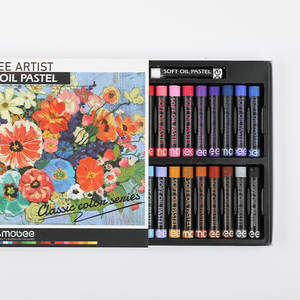 Mobee P-3410C non tossico 36 colori assortiti tenero olio pastello set professionale fabbrica all'ingrosso olio pastello set per bambini pittura - Product Image 1