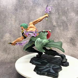 HUAYI PVC Statue Anime Action <span class=keywords><strong>Figure</strong></span> Roronoa Zoro figura tremila mondo <span class=keywords><strong>One</strong></span> Pieces Combat <span class=keywords><strong>Figure</strong></span> - Product Image 3