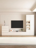 Meuble TV moderne en bois avec rangement intégré pour vin et livres, unité murale réglable, console multimédia personnalisable pour salon, pour téléviseurs et café