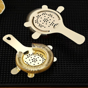 Colador de hielo en forma de flor de acero inoxidable, coctelera, bloqueador de hielo para café/té con leche, herramienta de bar. - Product Image 2