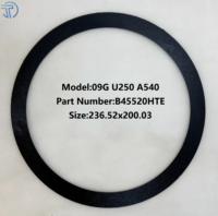 Plaque de friction de verrouillage du convertisseur de couple pour voiture particulière 09G U250 A540, référence B45520HTE, 236.52*200.03, IATF 16949/ISO 9001