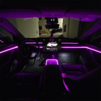 Accessoires d'éclairage ambiant pour voiture Symphony Led 18 en 1, 256 couleurs, bande acrylique, éclairage ambiant pour voiture