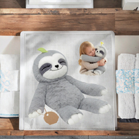 Peluche paresseuse lestée 4 lb, jouet en peluche lourd pour la thérapie, pour le soulagement du stress, coussin chauffant micro-ondable, personnalisable, vente en gros, OEM, ODM