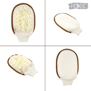 <span class=keywords><strong>Gant</strong></span> <span class=keywords><strong>de</strong></span> bain corporel double face Loofah Mesh Shower Pouf Ball Exfoliating Gloves for Body Face Cleansing Glove All Natural 40g - Product Image 2