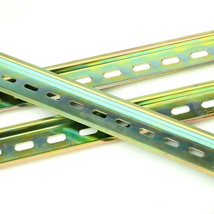 TH35-7.5 Din Rail Terminal <strong>Blocks</strong> Electrical <strong>Mounting</strong> Aluminum/Iron Guide Rail (0.9*35*1000mm) C45 Steel National Standard - Product Image 1