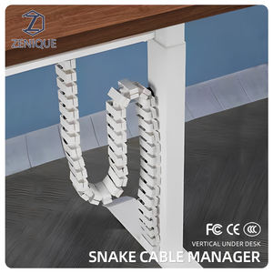 Columna vertebral de serpiente Flexible de gestión de cables debajo de la Mesa de alta calidad con imán para muebles de oficina - Product Image 4