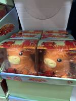 Vache des Highlands géante en PVC souple, vente en gros, animaux de ferme, jouet anti-stress, boîte mystère, cadeau de fête