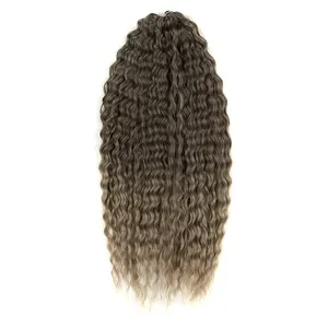 Ariel En Russie Lâche Vague Profonde Remy Cheveux Bundles Super Long Synthétique Bouclés Vague Twist Crochet Cheveux Extensions De Cheveux Synthétiques