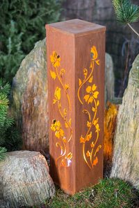 Lámpara de Jardín LED de Acero Corten para Exteriores, Resistente al Agua y a la Intemperie, Estilo Art Deco, para Caminos de Jardín y Patio - Product Image 4