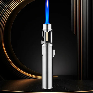 Nouvelle torche de soudage portable haute puissance à flamme bleue, rechargeable, coupe-vent, pour le camping - Product Image 1