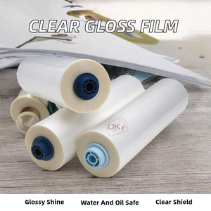 75mic <b>Clear</b> BOPP Protective Film Soft High <b>Gloss</b> Laminating Roll 152M 635mm 3mil A4 Size for Photo Frame - Product Image 2