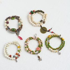 Nouveau Bracelet en Céramique Tressé à la Main, Style Ethnique Artistique, Mignon, Unisexe, Cadeau Commémoratif <span class=keywords><strong>de</strong></span> Voyage pour Filles, Couples et Étudiants - Product Image 1