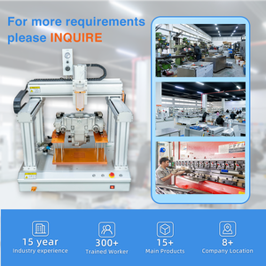 Endüstriyel ekipman için otomatik akıtma makinesi ağır 1 yıl garanti Motor Motor dişli PLC Metal cam yapıştırma - Product Image 6