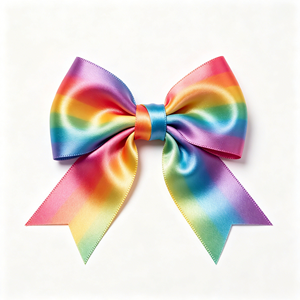Lazo de Satén Vibrante Arcoíris, Lazo Decorativo Multiusos para Cumpleaños, Fiestas, Ramos de Flores, Embalaje de Regalos - Product Image 5