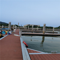 Pont de passerelle modulaire en alliage d'aluminium, conception antidérapante de la plateforme, quai, application offshore