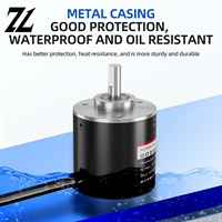 Encoder Rotatorio Incremental de Tipo Sensor Digital para PLC Mitsubishi Siemens, Encoder Óptico de 500 PPR, E6B2 CWZ5G, Salida PNP
