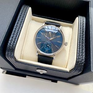 Montres-bracelets mécaniques à phase de lune avec cadran bleu, tendance et de haute qualité, en promotion - Product Image 2