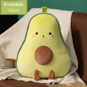 Leuke Creatieve Avocado Nap Pluche Speelgoed Lunchpauze Slaap Kussen Kussen Pop Verjaardagscadeau Voor Meisjes Kinderen