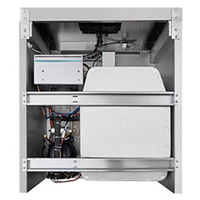 Réfrigérateur à refroidissement par air avec 2 portes, dégivrage automatique, température unique
