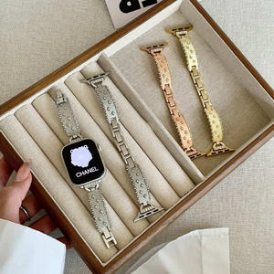 Correa de Reloj Inteligente de Metal con Incrustaciones de Diamantes para Apple S10 S11 IWatch 9, Nueva para Apple Watch 8 SE - Product Image 5