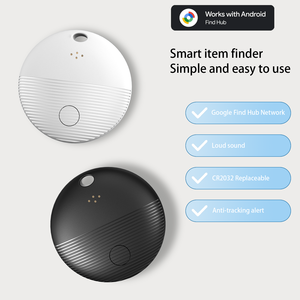 Mini traceur GPS Bluetooth 5.0, dispositif anti-perte rond, dispositif anti-perte pour animaux de compagnie, enfants, sacs, portefeuilles, localisateur intelligent - Product Image 1
