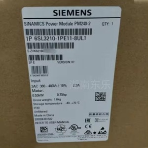 โมดูลพลังงาน Siemens Sinamics รุ่น PM240-2 6SL3210-1PE11-8UL1 3AC 380-480V 0.55kW IP20 - Product Image 1