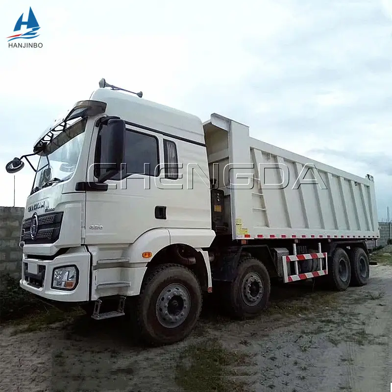 סין משאית 8*4 Shacman H3000 12 גלגלים 40t 30cbm 380hp Dump משאית משאית מחיר למכירה