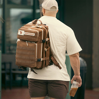 Sac à dos tactique imperméable kaki Tatica Mochila 45l 900D Oxford, sac à dos de sport et de fitness avec compartiment pour ordinateur, fourni par l'usine
