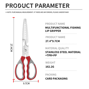 Pinzas Antideslizantes KLIFISHING de 11 Pulgadas para Cangrejos, Agarrador de Anguías y Garra para Residuos, Herramienta de Pesca Multiusos - Product Image 2