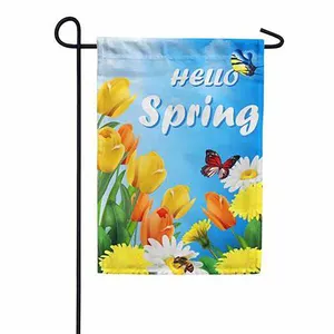Outdoor Yard Advertising Flags Banners 12x18 Inch Sublimation Blank Garden Flag