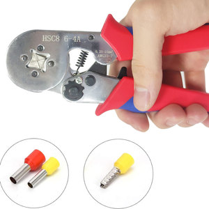 High Carbon Steel HSC8 6-6A Terminal <b>Ferrule</b> <b>Crimping</b> <b>Pliers</b> Kits Hand Cord End Press Tubular <b>Cable</b> Tube Needle Wire OEM - Product Image 2