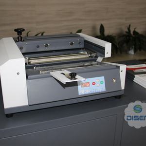 Máquina para Hacer Libros, Motor Servo Usado, Encuadernadora de Libros Mini de Cama Plana, Encuadernadora Perfecta, Encuadernadora de Cola Caliente, Manual para Encuadernar Cuadernos - Product Image 2