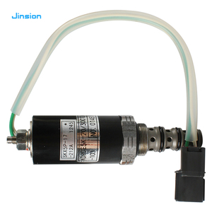 Jinsion วาล์วขดลวดแม่เหล็กไฟฟ้าสำหรับรถขุด, อุปกรณ์เสริมสำหรับ SG200-2-5เดินทาง YN35V00004F2 KDRDE5K-20/30C12A-101สำหรับ <span class=keywords><strong>kobelco</strong></span> <span class=keywords><strong>200</strong></span>-2 <span class=keywords><strong>200</strong></span>- - Product Image 1