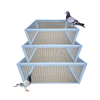 Cage piège à oiseaux et pigeons en métal GESHIFENG à 2 portes