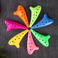 Ocarina en Plastique ABS de Haute Qualité, Tonalité Soprano C, 12 Trous, Durable, pour Débutants et Performances