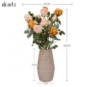 Rosa de Terciopelo Artificial en Oferta, Flor Individual para Decoración de Interiores, Exteriores, Bodas y Hogar - Product Image 2