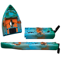 Kayak de pêche modulaire Yak Outdoors 2026, nouveau modèle, simple et double, avec propulsion électrique à pédales, construction en HDPE
